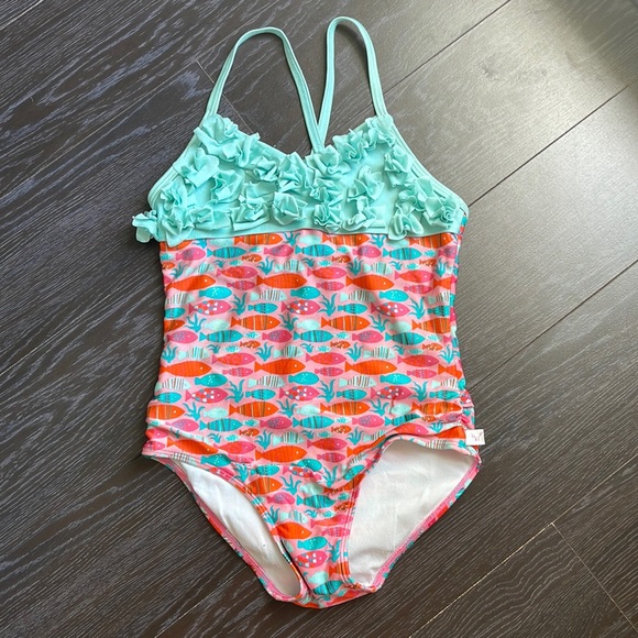 American Girl Swim American Girl Welliwishers Girls Swimsuit Size 6